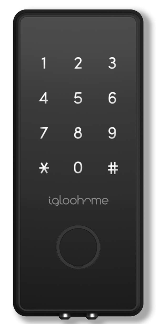 Igloohome Smart Electronic Deadbolt 2S, — Grant & Control Remote Access with Pin Code — Touch Screen Keypad with Built-in Alarm — Bluetooth Enable 2