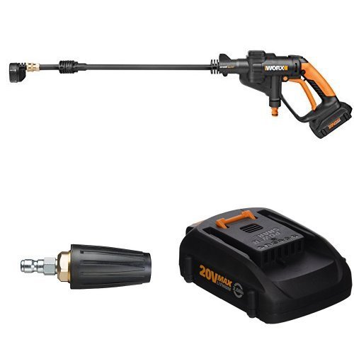 WORX WG629 Cordless Hydroshot Portable Power Cleaner, 20V Power Share Platform with Charger Included 1