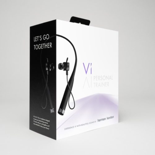 VI Sense Wireless Headphones with on-Demand AI Personal Trainer Human-Sounding Voice Coaches You in Realtime Using a Built-in Fitness Tracker and Hear 9