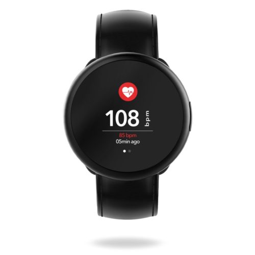 MyKronoz ZeRound2 HR Premium Smartwatch with Heart Rate Monitoring and Smart Notifications, Swiss Design, iOS and Android - Brushed Silver / Black Car 39