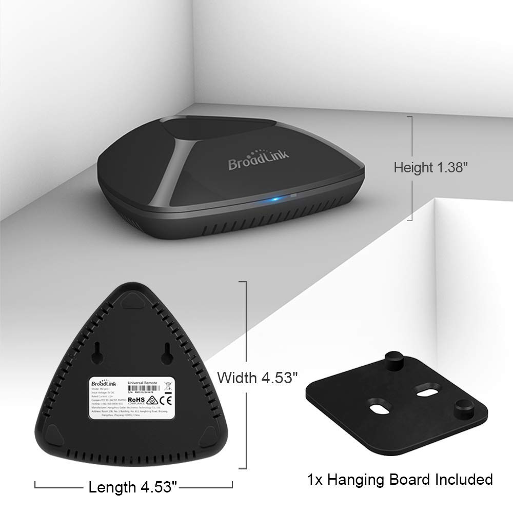 Broadlink 2018 New RM-Mini3 Black Bean Universal Remote Wi-Fi + IR Controller App Control Compatible with Alexa - Support 80,000+ IR Controlled Home D 11 Broadlink 2018 New RM-Mini3 Black Bean Universal Remote Wi-Fi + IR Controller App Control Compatible with Alexa - Support 80,000+ IR Controlled Home D - Image 11