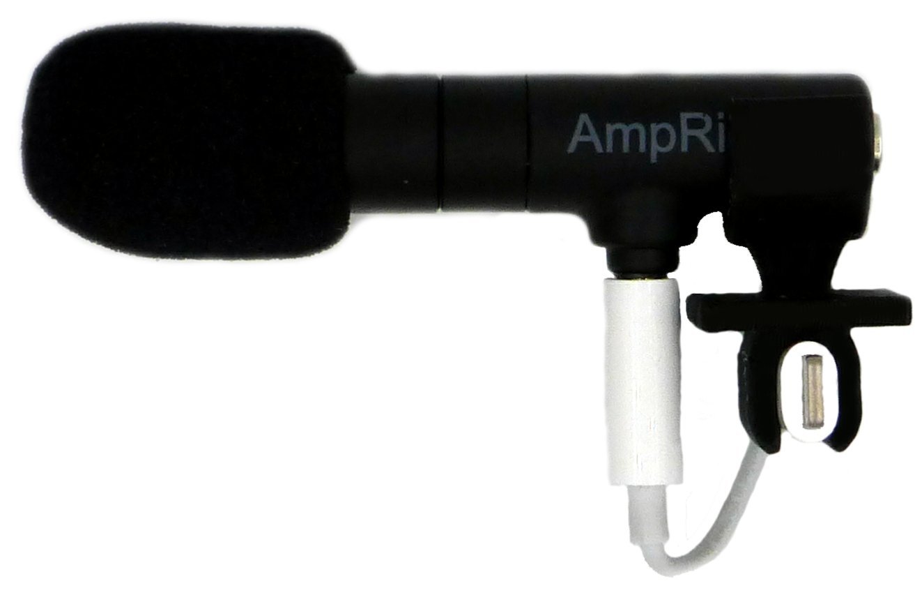 Ampridge MMSP MightyMic S+ Shotgun Cardioid Video Microphone for iPhone/iPad/Android with Headphone Monitor 20 Ampridge MMSP MightyMic S+ Shotgun Cardioid Video Microphone for iPhone/iPad/Android with Headphone Monitor - Image 20