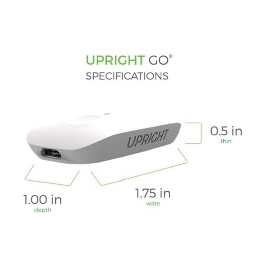 Upright GO Posture Trainer and Corrector for Back | Strapless, Discrete, Easy to Use | Complete with App and Training Plan | Back Health Benefits and 6