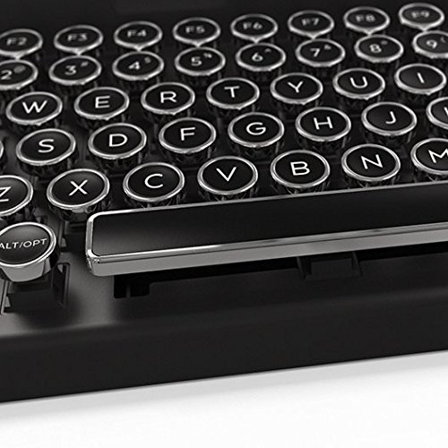Qwerkywriter S Typewriter Inspired Retro Mechanical Wired & Wireless Keyboard with Tablet Stand 3 Qwerkywriter S Typewriter Inspired Retro Mechanical Wired & Wireless Keyboard with Tablet Stand - Image 3