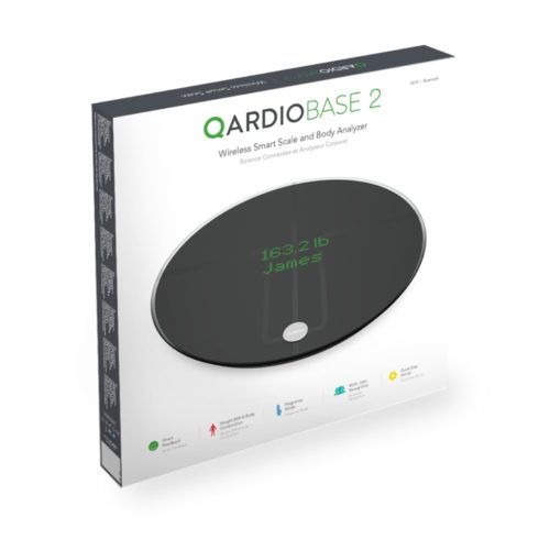 QardioBase 2 Wireless Smart Scale and Body Analyzer - Arctic White 13