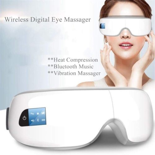 TRDCZ Wireless Electric Eye Massage with Heat Compression Air Pressure Eye Care Stress Relief Anti-Aging Remove Eye Wrinkles Goggles 2