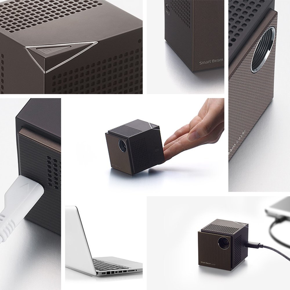 UO Smart Beam Laser, CES Awarded Portable Mini Projector, 1280x720HD, Focus Free Class 1 Laser, Wireless 2 hrs, Built in Speaker, MIRRORING Smartphone 7 UO Smart Beam Laser, CES Awarded Portable Mini Projector, 1280x720HD, Focus Free Class 1 Laser, Wireless 2 hrs, Built in Speaker, MIRRORING Smartphone - Image 7