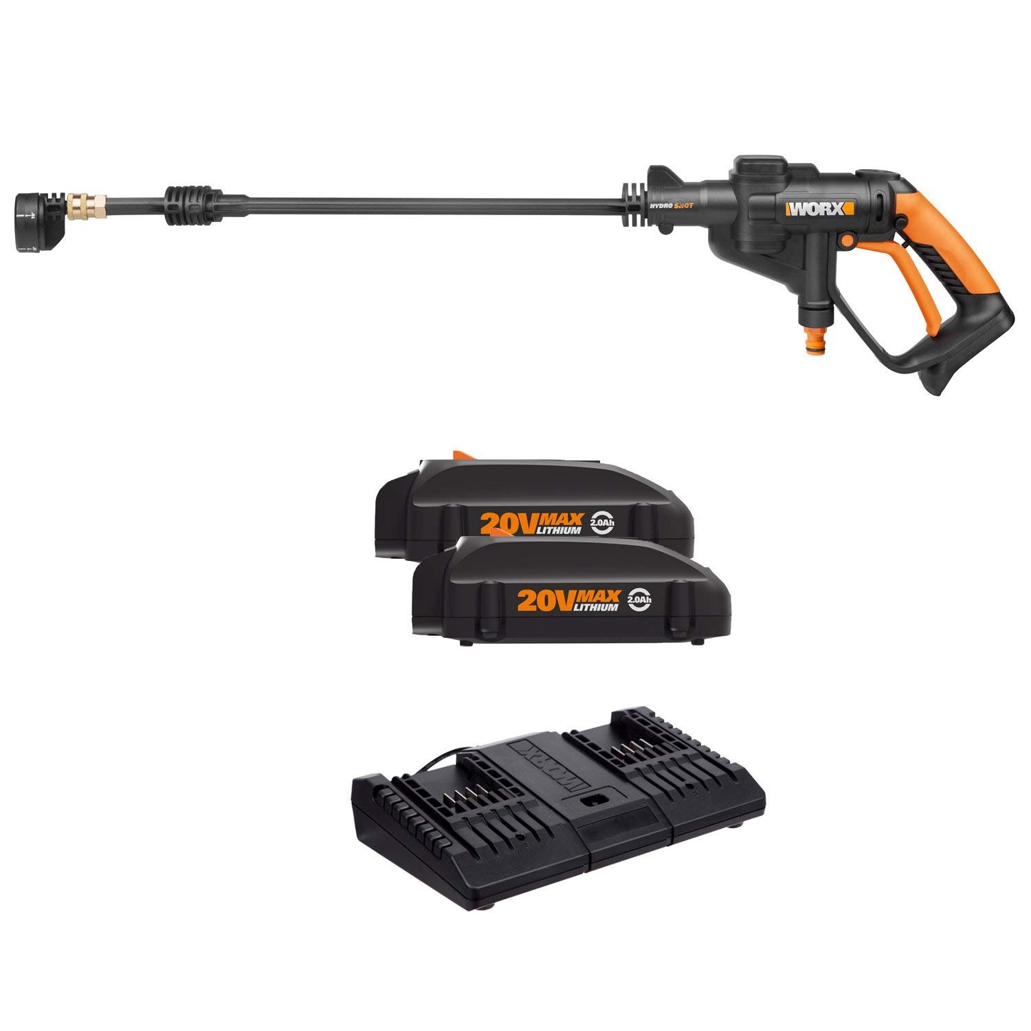 WORX WG629 Cordless Hydroshot Portable Power Cleaner, 20V Power Share Platform with Charger Included 26 WORX WG629 Cordless Hydroshot Portable Power Cleaner, 20V Power Share Platform with Charger Included - Image 26