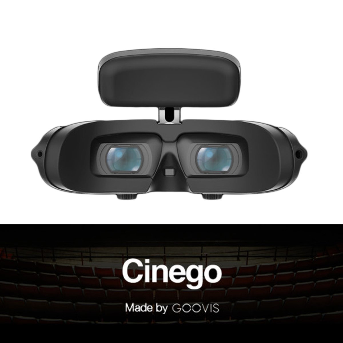 GOOVIS G2 Virtual Reality Travel 3D Theater VR Glasses 4K Travel Cinema Micro Sony M-OLED Screens 1920 x 1080 Displays for Xbox One PS4 Nintendo Switc 2