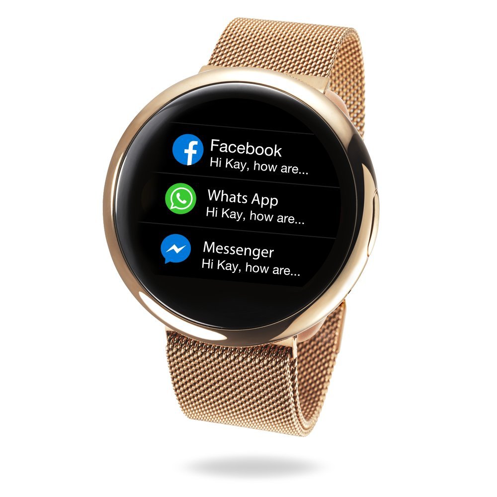 MyKronoz ZeRound2 HR Premium Smartwatch with Heart Rate Monitoring and Smart Notifications, Swiss Design, iOS and Android - Brushed Silver / Black Car 16 MyKronoz ZeRound2 HR Premium Smartwatch with Heart Rate Monitoring and Smart Notifications, Swiss Design, iOS and Android - Brushed Silver / Black Car - Image 16