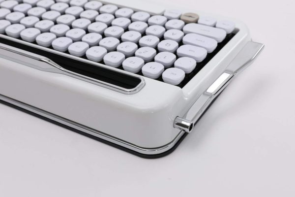 Penna Bluetooth Keyboard with White Diamond Shape Keycap(US Language) (Switch-Cherry Mx Blue, Pure White) 20