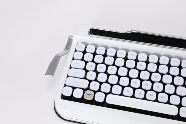 Penna Bluetooth Keyboard with White Diamond Shape Keycap(US Language) (Switch-Cherry Mx Blue, Pure White) 18
