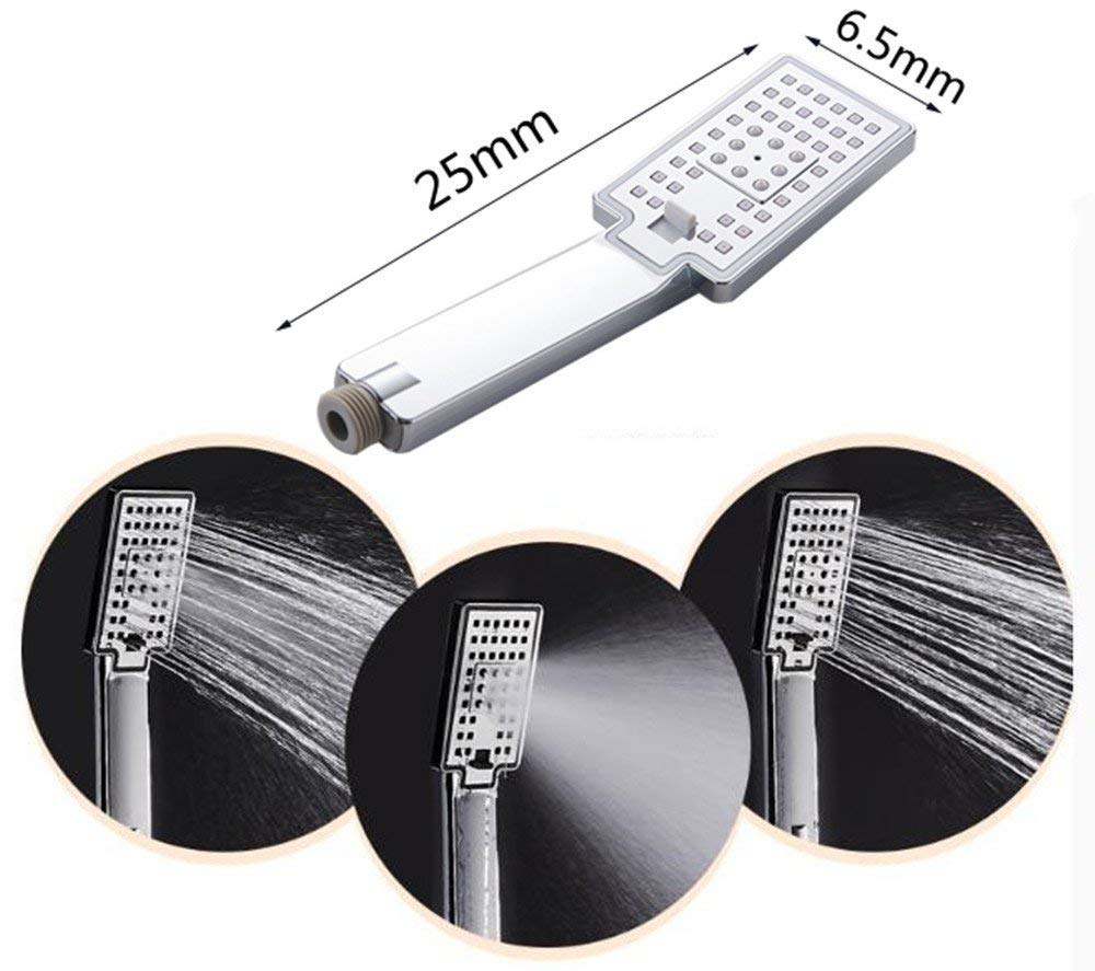 ELLO&ALLO Stainless Steel Rainfall Waterfall Shower Panel Tower Rain Massage System with Jets,Hydroelectricity Temperature Display Hand Shower and 13 ELLO&ALLO Stainless Steel Rainfall Waterfall Shower Panel Tower Rain Massage System with Jets,Hydroelectricity Temperature Display Hand Shower and - Image 13