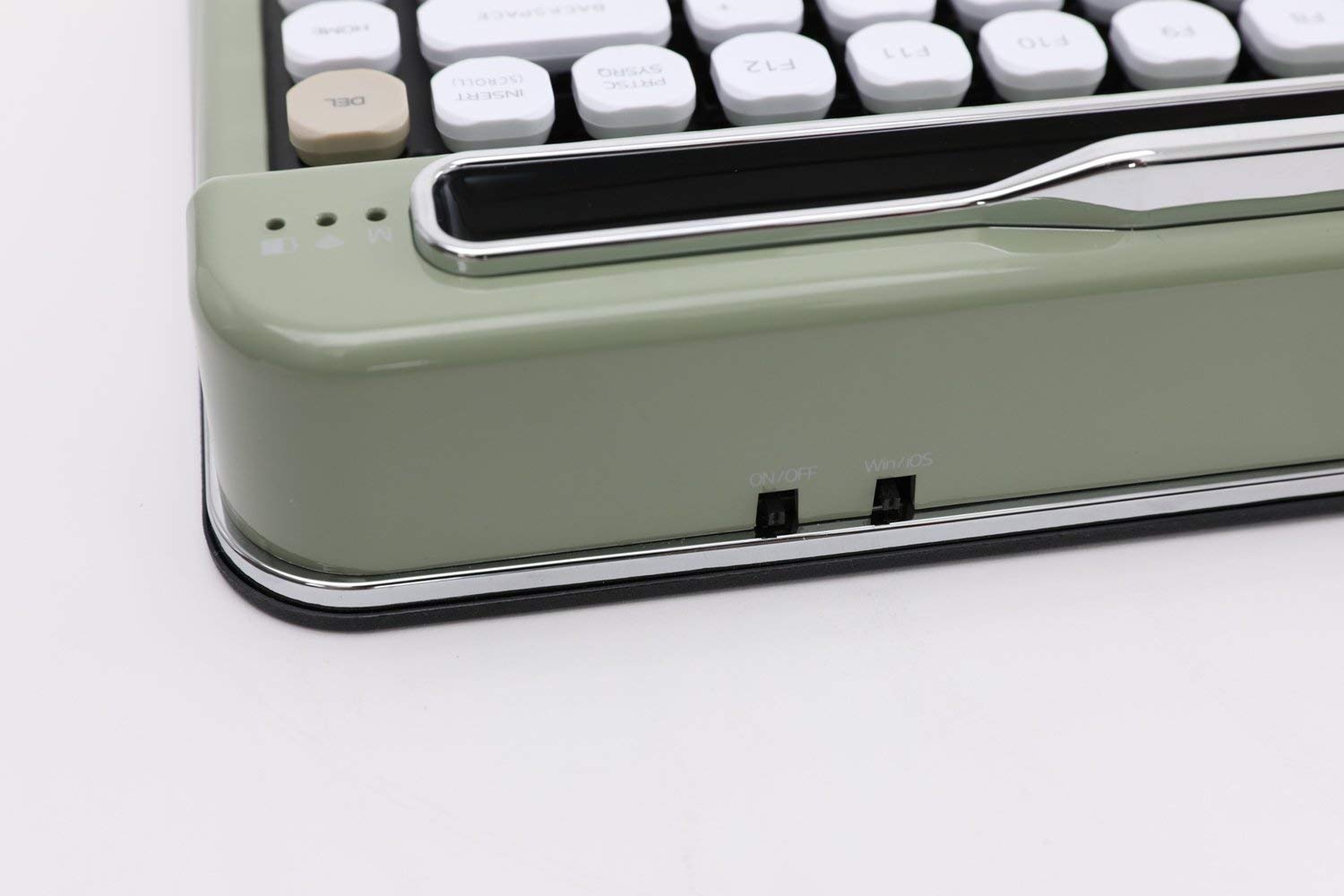 Penna Bluetooth Keyboard with White Diamond Shape Keycap(US Language) (Switch-Cherry Mx Blue, Pure White) 15 Penna Bluetooth Keyboard with White Diamond Shape Keycap(US Language) (Switch-Cherry Mx Blue, Pure White) - Image 15