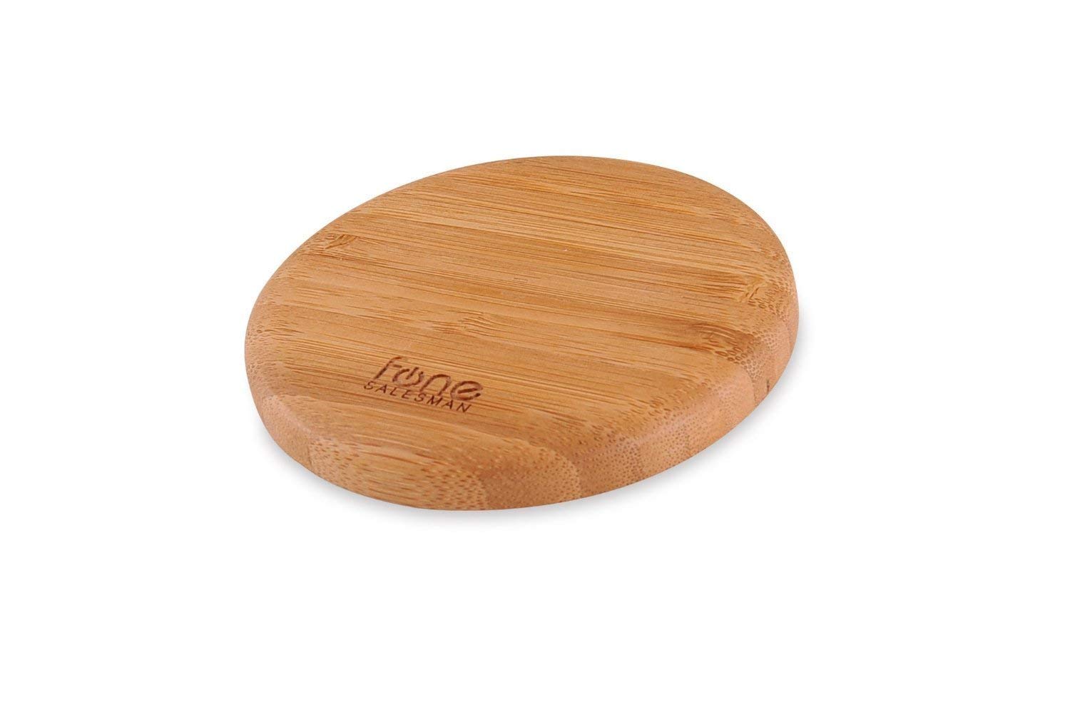 WoodPuck: Bamboo Edition Fast Wireless Charger, 7.5W Charging for iPhone XS, XS Max, XR, X, 8, 8 Plus,10W Fast Charger for Galaxy S9, S9 Plus, S8, S8+ 6 WoodPuck: Bamboo Edition Fast Wireless Charger, 7.5W Charging for iPhone XS, XS Max, XR, X, 8, 8 Plus,10W Fast Charger for Galaxy S9, S9 Plus, S8, S8+ - Image 6
