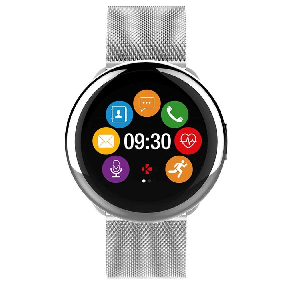MyKronoz ZeRound2 HR Premium Smartwatch with Heart Rate Monitoring and Smart Notifications, Swiss Design, iOS and Android - Brushed Silver / Black Car 46 MyKronoz ZeRound2 HR Premium Smartwatch with Heart Rate Monitoring and Smart Notifications, Swiss Design, iOS and Android - Brushed Silver / Black Car - Image 46