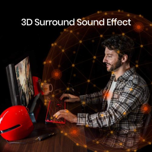 XPUMP Premium - 3D Audio External Sound Card, Portable Surround DAC for Headphone and Speaker. Smart DSP for The Ultimate Gaming, Music and Movies Lis 3