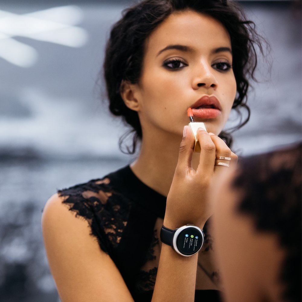 MyKronoz ZeRound2 HR Premium Smartwatch with Heart Rate Monitoring and Smart Notifications, Swiss Design, iOS and Android - Brushed Silver / Black Car 42 MyKronoz ZeRound2 HR Premium Smartwatch with Heart Rate Monitoring and Smart Notifications, Swiss Design, iOS and Android - Brushed Silver / Black Car - Image 42