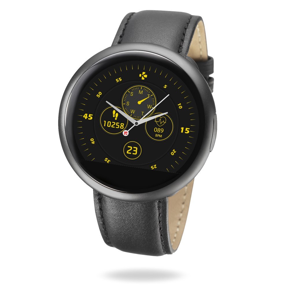 MyKronoz ZeRound2 HR Premium Smartwatch with Heart Rate Monitoring and Smart Notifications, Swiss Design, iOS and Android - Brushed Silver / Black Car 38 MyKronoz ZeRound2 HR Premium Smartwatch with Heart Rate Monitoring and Smart Notifications, Swiss Design, iOS and Android - Brushed Silver / Black Car - Image 38