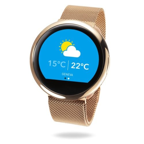 MyKronoz ZeRound2 HR Premium Smartwatch with Heart Rate Monitoring and Smart Notifications, Swiss Design, iOS and Android - Brushed Silver / Black Car 17
