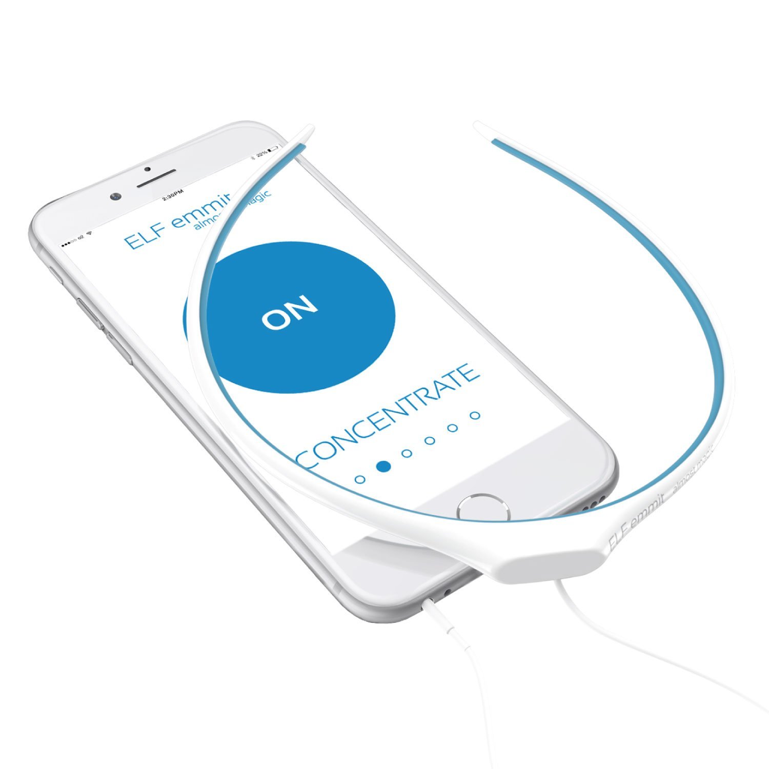 Elf emmit an Active, Non-Invasive, Wearable Mind- and Body- Stimulating Headband, Reduces Stress, Improves Sleep, Focus, Meditation, Concentration and 1 Elf emmit an Active, Non-Invasive, Wearable Mind- and Body- Stimulating Headband, Reduces Stress, Improves Sleep, Focus, Meditation, Concentration and