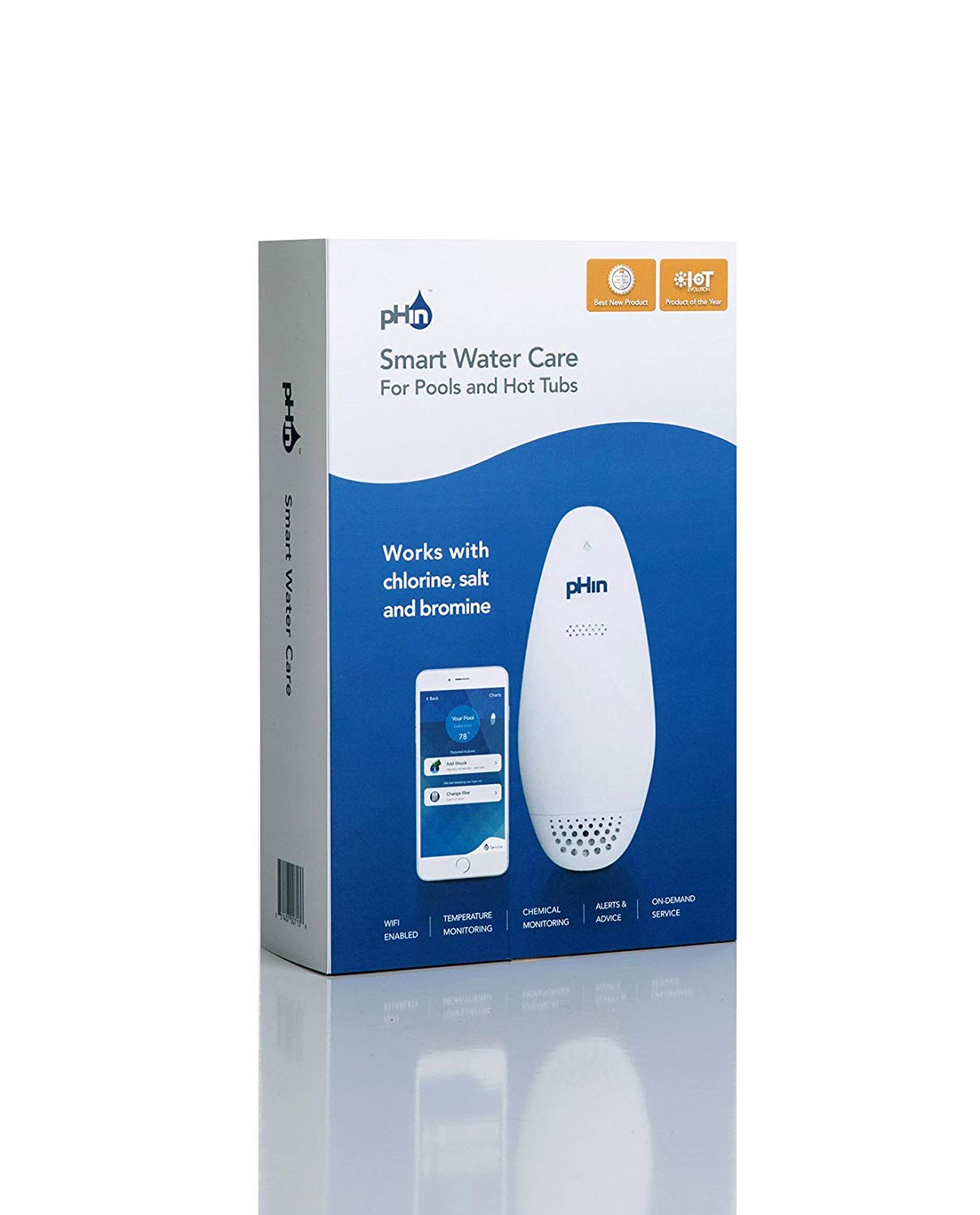 pHin Wi-Fi-Enabled Smart Water Care Monitor for Pools and Hot Tubs, HPR1710 7 pHin Wi-Fi-Enabled Smart Water Care Monitor for Pools and Hot Tubs, HPR1710 - Image 7