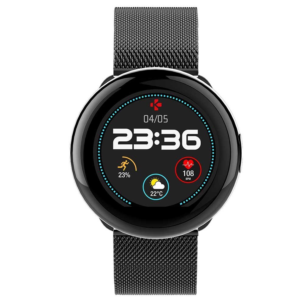 MyKronoz ZeRound2 HR Premium Smartwatch with Heart Rate Monitoring and Smart Notifications, Swiss Design, iOS and Android - Brushed Silver / Black Car 32 MyKronoz ZeRound2 HR Premium Smartwatch with Heart Rate Monitoring and Smart Notifications, Swiss Design, iOS and Android - Brushed Silver / Black Car - Image 32
