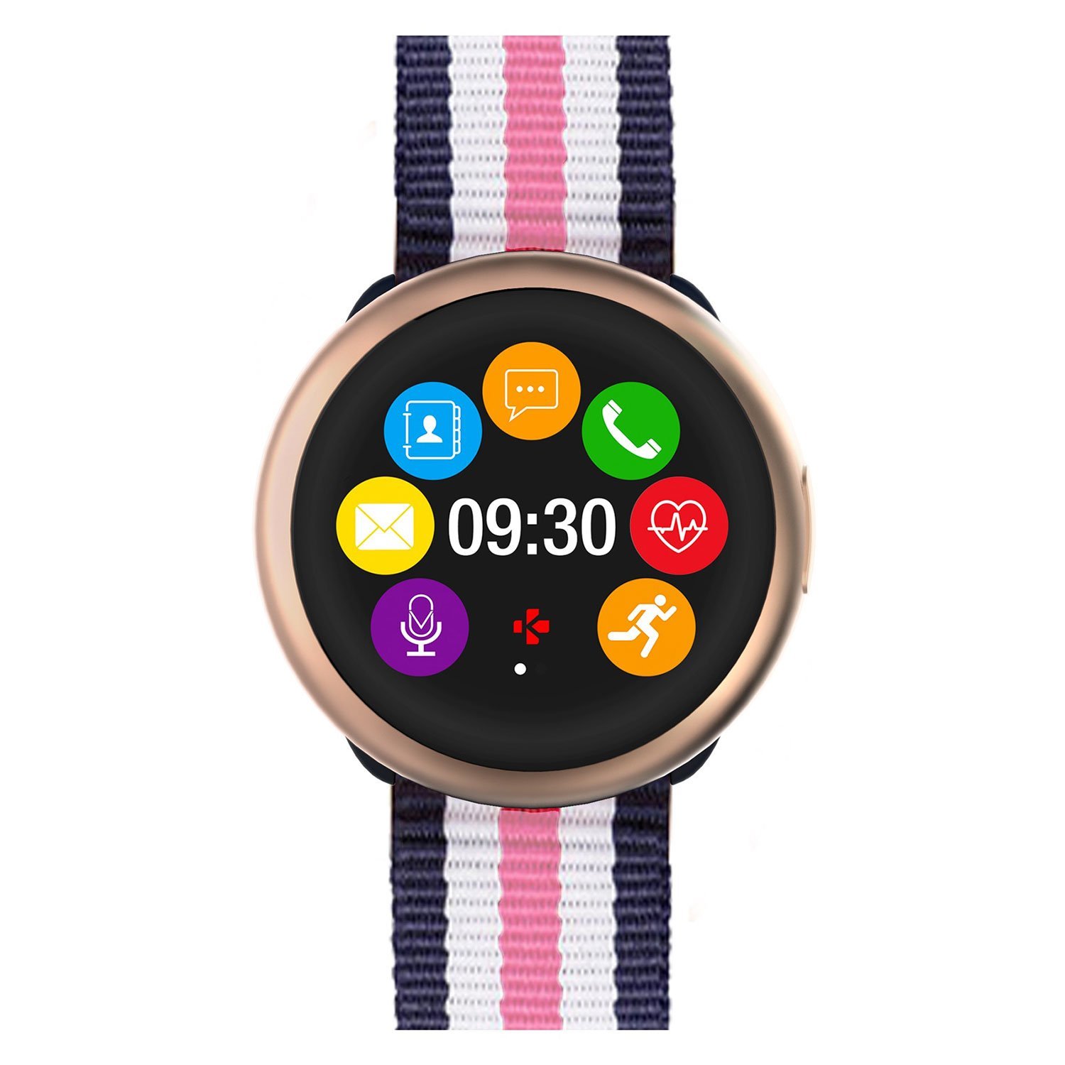 MyKronoz ZeRound2 HR Premium Smartwatch with Heart Rate Monitoring and Smart Notifications, Swiss Design, iOS and Android - Brushed Silver / Black Car 9 MyKronoz ZeRound2 HR Premium Smartwatch with Heart Rate Monitoring and Smart Notifications, Swiss Design, iOS and Android - Brushed Silver / Black Car - Image 9