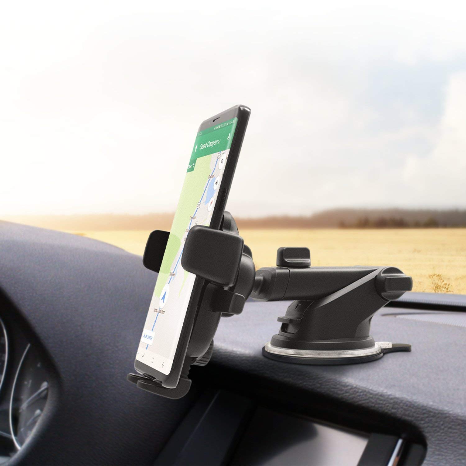 iOttie Easy One Touch 4 Dashboard & Windshield Car Phone Mount Holder for iPhone Xs Max R 8 Plus 7 6s SE Samsung Galaxy S9 S8 Edge S7 S6 Note 9 &a 6 iOttie Easy One Touch 4 Dashboard & Windshield Car Phone Mount Holder for iPhone Xs Max R 8 Plus 7 6s SE Samsung Galaxy S9 S8 Edge S7 S6 Note 9 &a - Image 6