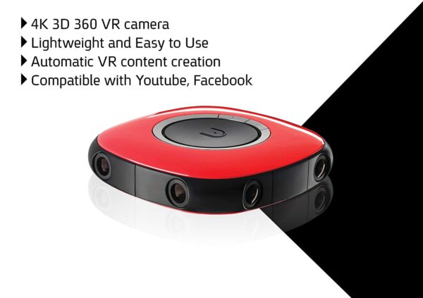 Vuze - 3D 360° 4K VR Camera - Red 2