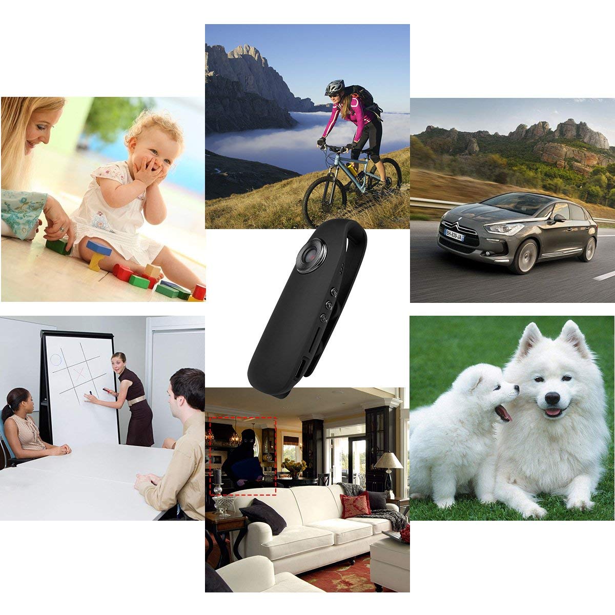 Lenofocus Mini Body Camera 1080P Full HD Hidden Spy Cameras Portable Pocket Clip Wearable Camera Video Recorder Small Sport DV DVR Dash Camera for Car 4 Lenofocus Mini Body Camera 1080P Full HD Hidden Spy Cameras Portable Pocket Clip Wearable Camera Video Recorder Small Sport DV DVR Dash Camera for Car - Image 4