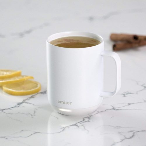 Ember Temperature Control Ceramic Mug, White - CM17 3