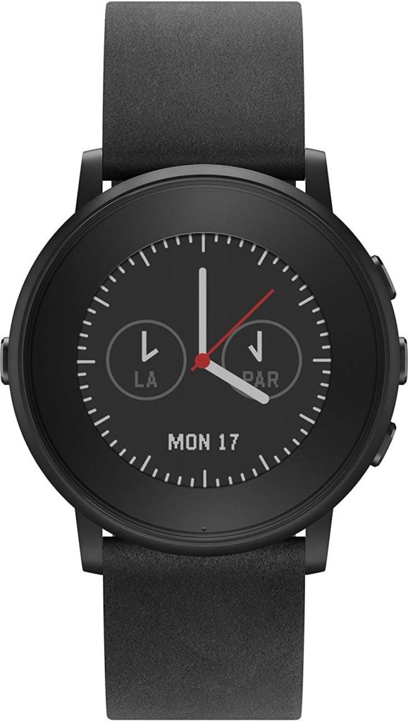 Pebble Time Round 20mm Smartwatch for Apple/Android Devices - Black/Black 14