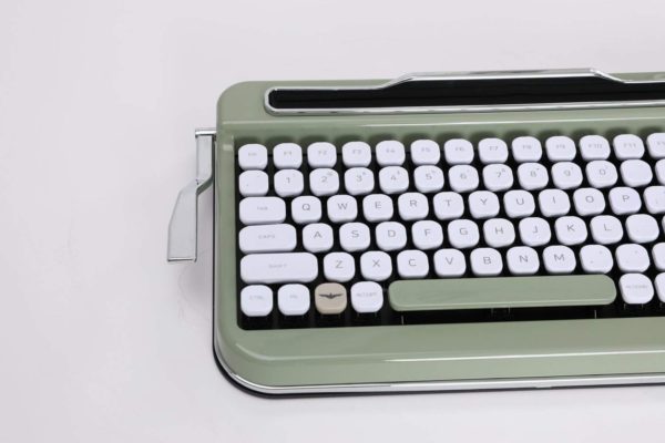 Penna Bluetooth Keyboard with White Diamond Shape Keycap(US Language) (Switch-Cherry Mx Blue, Pure White) 12