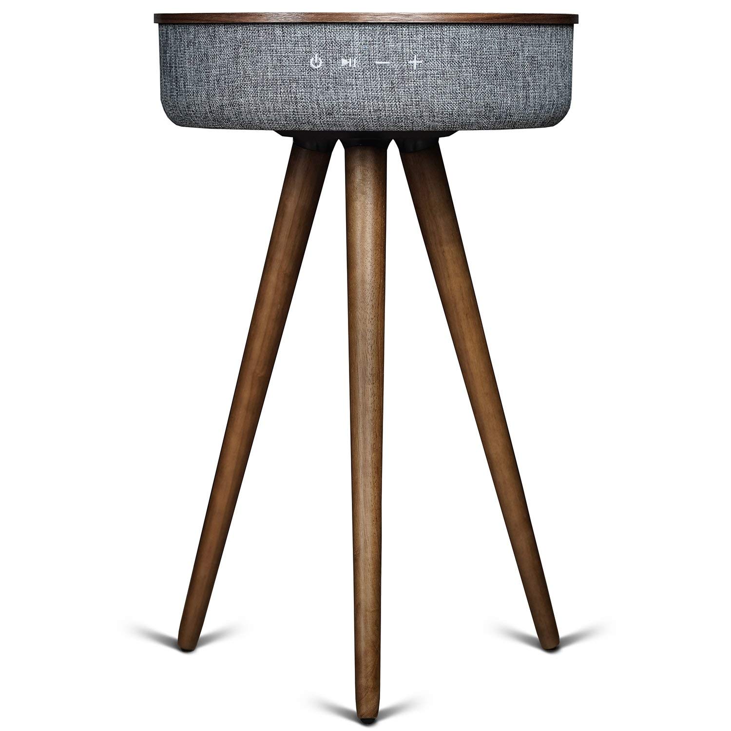 Sierra Modern Home Studio Smart Table with Built in 360° Bluetooth Speaker and Wireless Qi Charger 1 Sierra Modern Home Studio Smart Table with Built in 360° Bluetooth Speaker and Wireless Qi Charger