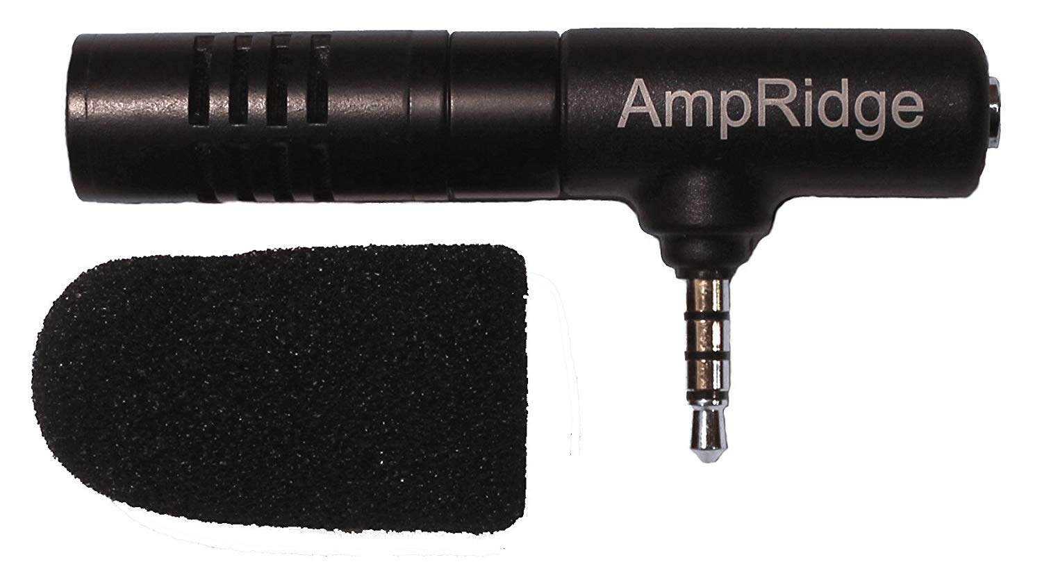 Ampridge MightyMic S iPhone Shotgun Condenser Video Microphone with Headphone Monitor 2