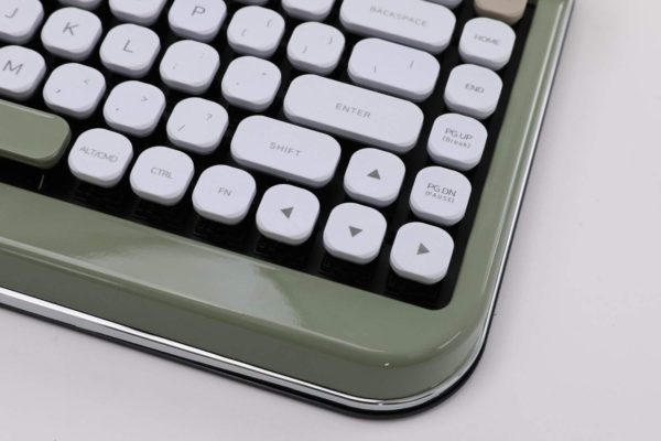 Penna Bluetooth Keyboard with White Diamond Shape Keycap(US Language) (Switch-Cherry Mx Blue, Pure White) 13