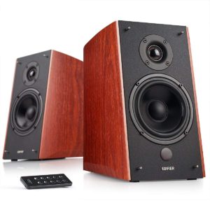 Edifier R2000DB Powered Bluetooth Bookshelf Speakers - Near-Field Studio Monitors - Optical Input - 120 Watts RMS - Black