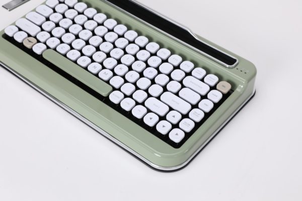 Penna Bluetooth Keyboard with White Diamond Shape Keycap(US Language) (Switch-Cherry Mx Blue, Pure White) 16