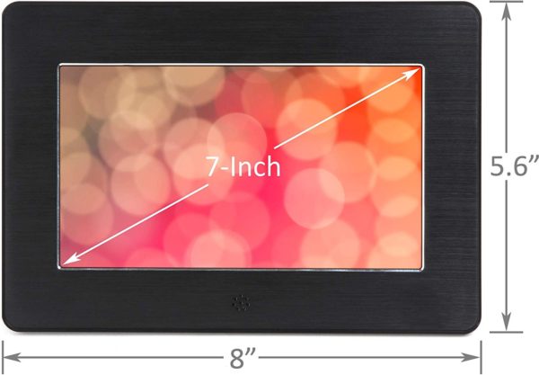 Micca 8-Inch Digital Photo Frame High Resolution LCD, MP3 Music 1080P HD Video Playback, Auto On/Off Timer (Model: N8, Replaces M808z) 9