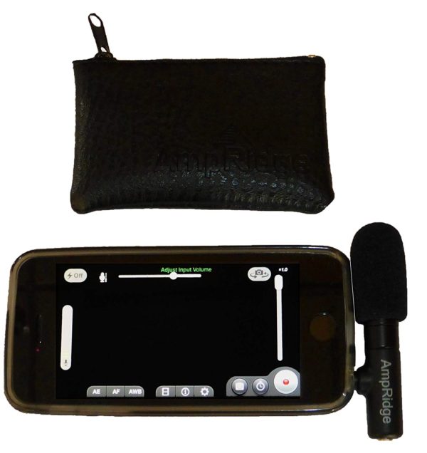 Ampridge MightyMic S iPhone Shotgun Condenser Video Microphone with Headphone Monitor 3