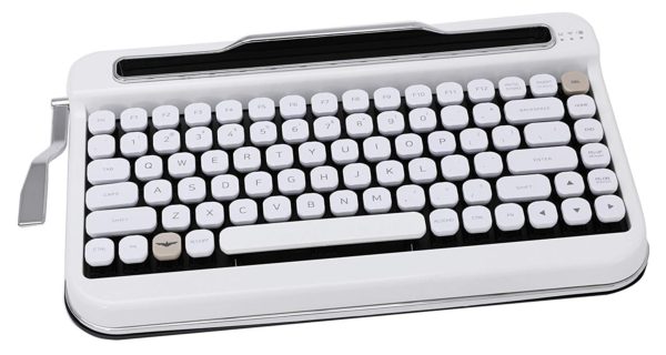 Penna Bluetooth Keyboard with White Diamond Shape Keycap(US Language) (Switch-Cherry Mx Blue, Pure White) 17