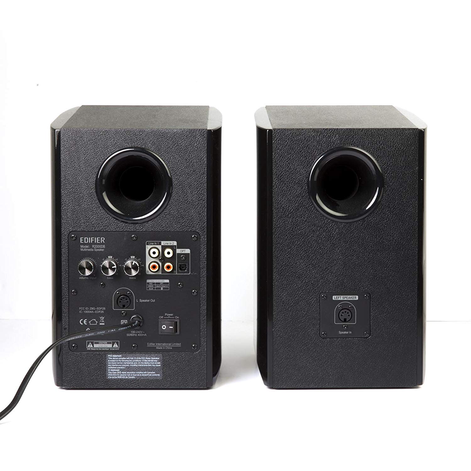 Edifier R2000DB Powered Bluetooth Bookshelf Speakers - Near-Field Studio Monitors - Optical Input - 120 Watts RMS - Black 9 Edifier R2000DB Powered Bluetooth Bookshelf Speakers - Near-Field Studio Monitors - Optical Input - 120 Watts RMS - Black - Image 9