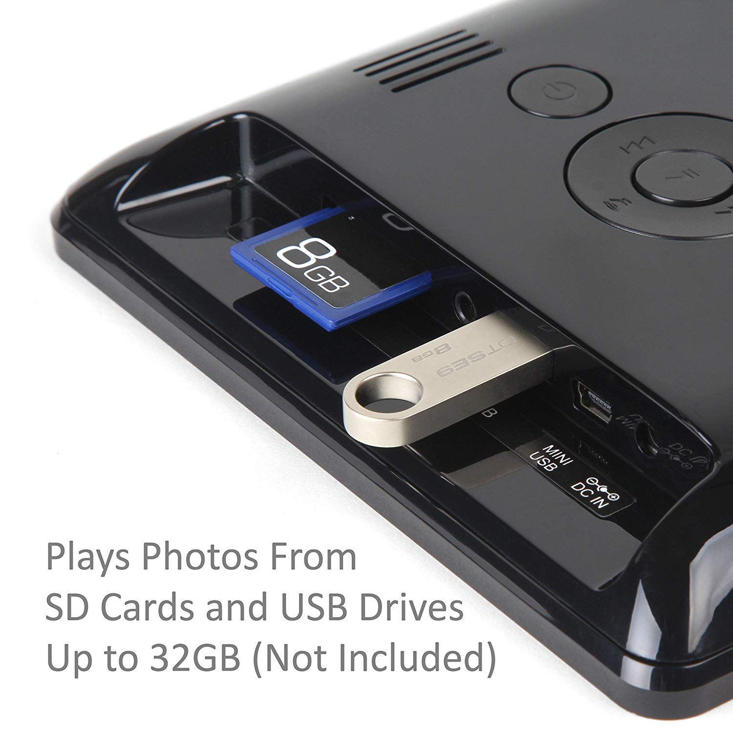 Micca 8-Inch Digital Photo Frame High Resolution LCD, MP3 Music 1080P HD Video Playback, Auto On/Off Timer (Model: N8, Replaces M808z) 4 Micca 8-Inch Digital Photo Frame High Resolution LCD, MP3 Music 1080P HD Video Playback, Auto On/Off Timer (Model: N8, Replaces M808z) - Image 4