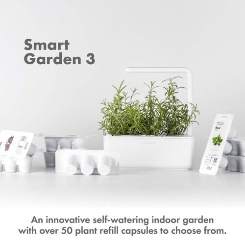 Click & Grow Smart Garden 3 Indoor Gardening Kit (Includes Basil Capsules), White 2
