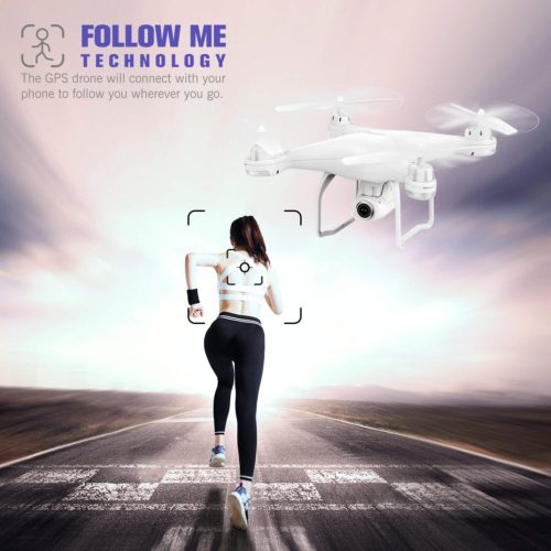Potensic T25 GPS FPV RC Drone with Camera Live Video and GPS Return Home Quadcopter with Adjustable Wide-Angle 1080P HD WiFi Camera- Follow Me, Altitu 3