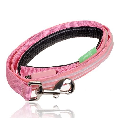 Illumiseen LED Dog Leash - USB Rechargeable - Available in 6 Colors & 2 Sizes - Makes Your Dog Visible, Safe & Seen 16