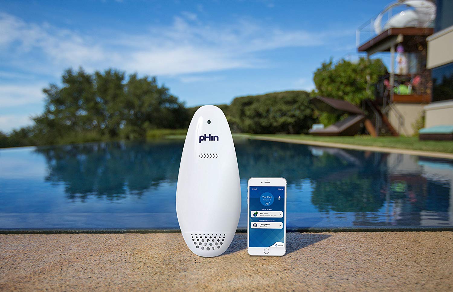 pHin Wi-Fi-Enabled Smart Water Care Monitor for Pools and Hot Tubs, HPR1710 2 pHin Wi-Fi-Enabled Smart Water Care Monitor for Pools and Hot Tubs, HPR1710 - Image 2