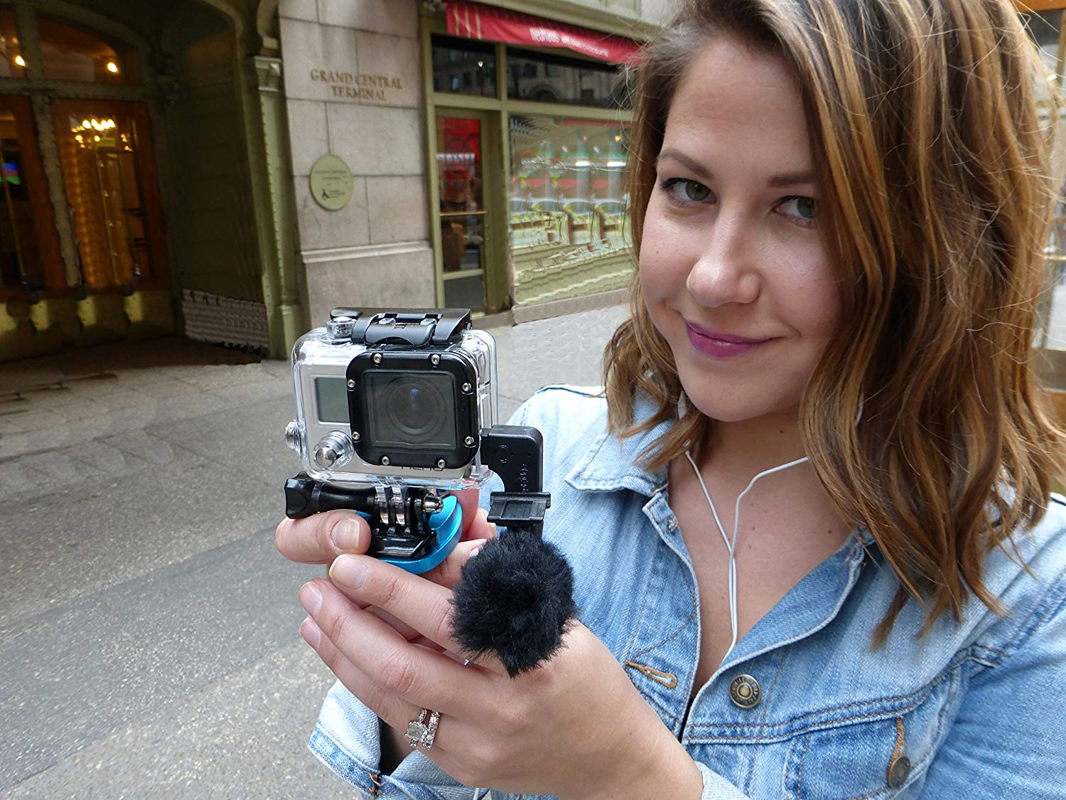 Ampridge MMSP MightyMic S+ Shotgun Cardioid Video Microphone for iPhone/iPad/Android with Headphone Monitor 11 Ampridge MMSP MightyMic S+ Shotgun Cardioid Video Microphone for iPhone/iPad/Android with Headphone Monitor - Image 11