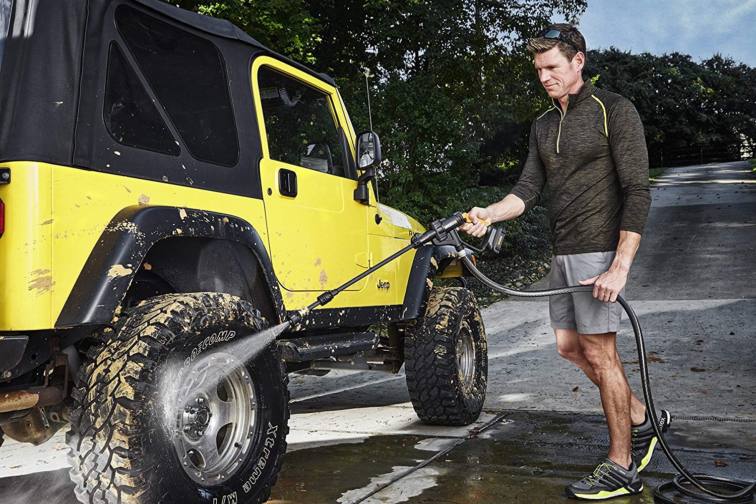 WORX WG629 Cordless Hydroshot Portable Power Cleaner, 20V Power Share Platform with Charger Included 7 WORX WG629 Cordless Hydroshot Portable Power Cleaner, 20V Power Share Platform with Charger Included - Image 7